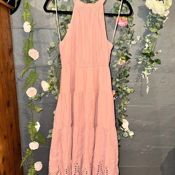 Adyson Parker Halter Tiered Dress | Medium - Picture 1 of 3